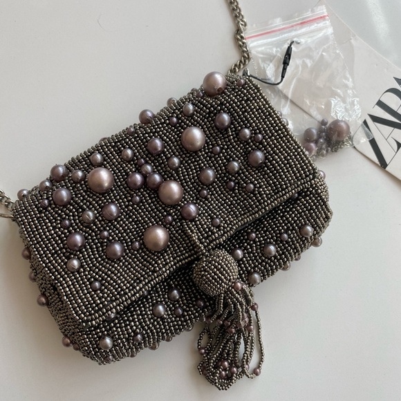 Zara Beaded Mini Clutch - Picture 2 of 6